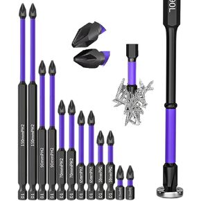 magnetic drill bits d1 anti-slip and shock-proof bits with phillips screwdriver bits Magnetic Screwdriver Set (5set)