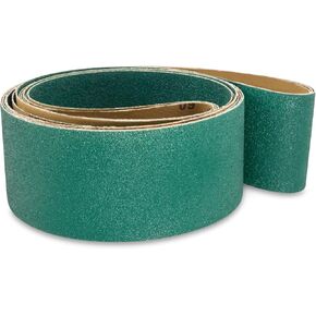 Red Label Abrasives 3 X 79 Inch 80 Grit Metal Grinding Zirconia Sanding Belts, 4 Pack