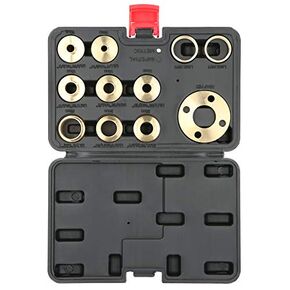 Router Template Bushing Guides, Replacement Practical Professional Router Template Set, 11pcs Hinge Milling for Cleaning Work