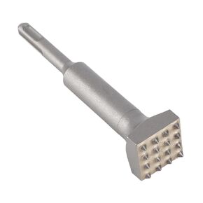 Square Head Bushing Bit, 40Cr Steel Electric Flower Hammer Drill Bits High Efficiency Stable Operation Standard Size Labor Saving for Concrete Polishing