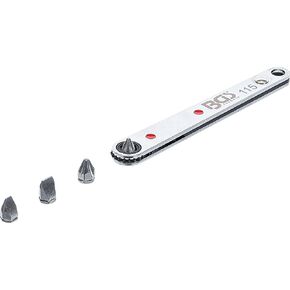 BGS 115 | Special Bit Ratchet | extra thin | 6.3 mm (1/4") Drive | incl. 4 special bits