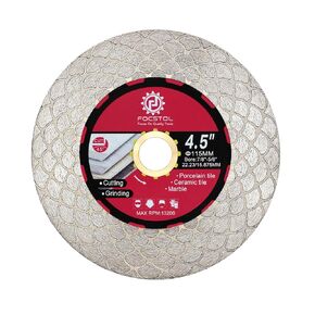 Diamond Tile Saw Blade - 4.5''(115mm) Cutting Disc Grinding Wheel for Porcelain Ceramic Tile Marble Granite Artificial Stone