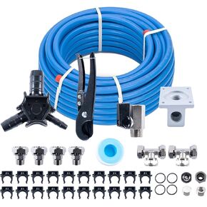 M7500 Compressed Air Piping System/Compressed Air Tubing Commercial/Shop Air Line Kit 3/4"