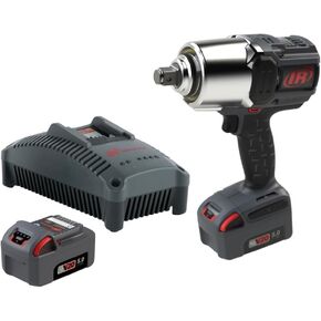 Ingersoll Rand W8571-K2 3/4" 20V Cordless Impact Wrench 2 Battery Kit, 2000 ft-lb Torque, 6" Extended Anvil, Friction Ring Thru-hole, Pistol