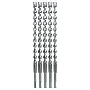 Makita 5 Pack - SDS-Plus 1/2" Drill Bits for SDS+ Rotary Hammers - 10" Deep Drilling Into Concrete & Masonry