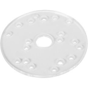 Router Base, Universal Acrylic Router Plate with Centering Pin Screws for Trim Routers Woodworking Auxiliary Tool