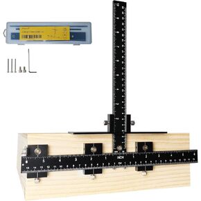 أداة تثبيت أدوات الخزانة، قالب مقبض الخزانة، دليل حفر للتركيب الدقيق للأبواب والدرج، المقابض الأمامية والمقابض، محدد موقع الثقب، قوالب وتد الحفر الخشبية مع صندوق in Kuwait