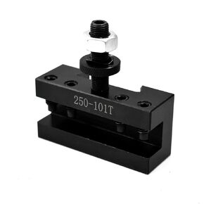 AXA 250-107 Parting Blade Tool Holder for Wedge Type Tool Post for Mini Lathe up to 12In, Quick Change Metal Lathe Tool Post for Turning Tools