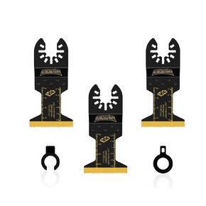 Japanese Tooth Oscillating Saw Blade, 12PCS Arc Edge Oscillating Multitool Blades Clean Cut for Wood, Plastic
