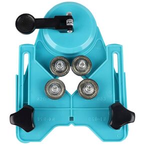 Drill Bit Hole Saw Guide, 4Mm to 80Mm Adjustable Punch Locator Jig Fixture Vacuum Suction Base Sucker Tile Core Coolant Hole Cutter Centering Locator Holder for Ceramic Glass Marble Porcelain Granite