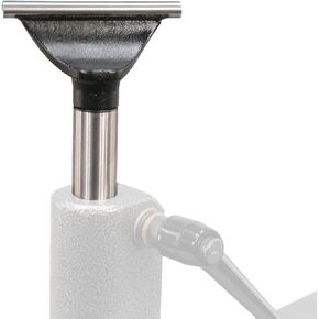 4" Tool Rest with Hardened Steel Rod For Wood Lathe, 1" Diameter Post, 5" Post Length