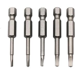 5 Pcs 50mm 1/4 Hex Shank Magnetic Triangle Head Impact Grade Advance Heat Treated S2 Steel TA1.8 TA2.0 TA2.3 TA2.7 TA3.0 Screwdriver Bits