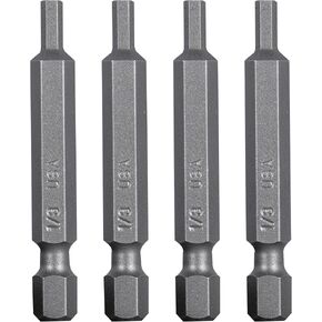 Mayhew Tools 19404-4 SAE Hex Power Bit, 1/8 x 2", 4-Pack