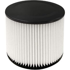 Fette Filter - Wet Dry Vac Filter Compatible with Multi-Fit VF2007 & Most 5 Gallon or Larger Shop-Vac, Vacmaster & Genie Shop Vacuum Cleaners. (Pack of 1)