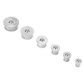 Hilitand 6pcs Different Sizes Tenon Center Set Dowel and Tenon Center Set Drill Stainless Steel 4MM/5MM/6MM/8MM/10MM/12MM Wood Dowel Center
