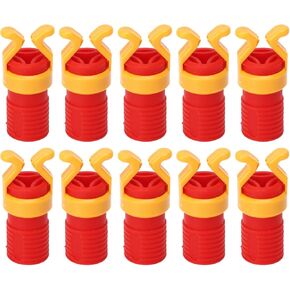 10PCS Screw Holder Clamp, ABS Screw Holder Clamp Fixing Set Screw Gripper Holding Tool for Woodworking, Bit Universal Fixing Sleeve for Fixing Screws(4X1.5Cm)