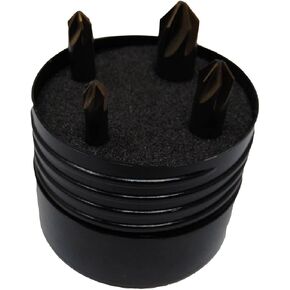 Norseman by Viking Drill and Tool 67800 Countersink 1/4, 5/16, 3/8, 1/2 in. Super Premium, 4 Piece Set