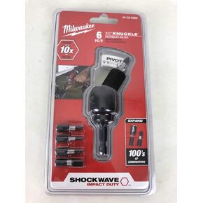 Milwaukee 48-32-2300 6pc 30 Degree Knuckle Pivoting Bit Holder