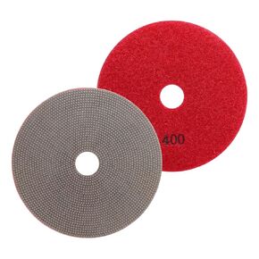 5 Inch Electroplated Diamond Polishing Pads for Stone Ceramic Metals Granite Marble Grinding for Sander Grinder(Grit 200-1pc)