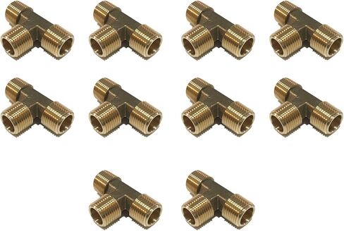 مزورة جميع الذكور TEE 1/2 "NPT الوقود / الهواء / الماء / النفط / الغاز WOG (الكمية 01) in Kuwait
