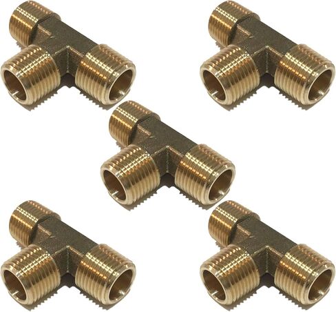 مزورة جميع الذكور TEE 1/2 "NPT الوقود / الهواء / الماء / النفط / الغاز WOG (الكمية 01) in Kuwait