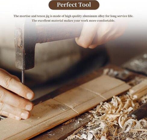 Dowel Maker Jig Kit, Metric 8mm to 20mm Adjustable Dowel Maker Jig, 8 Hole Electric Drill Milling Solid Wood Round Rod Auxiliary Tool, for Wooden Rods Sticks Woodworking in Saudi Arabia