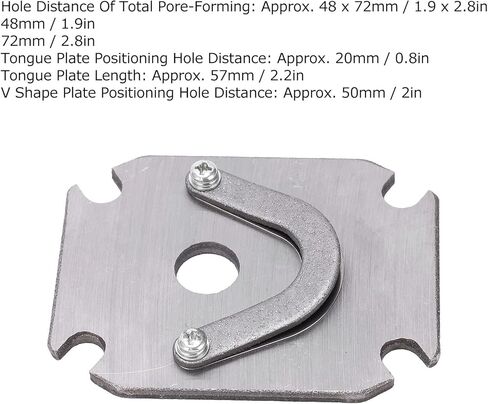 مجموعة صمامات القصب لأجزاء ضاغط الهواء، لوحة صمام ضاغط الهواء، أجزاء ضاغط الهواء المركزي، مجموعة استبدال ملحقات الجزء المعدني 3/8 بوصة 48 × 72 مم 1P2.5P3P4P in Kuwait