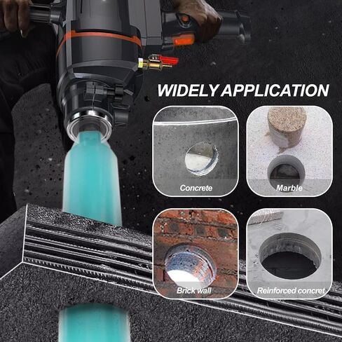 JKINGS Wet Diamond Core Drill Bits 3"/76MM Diameter, High Performance Drilling Depth Concrete Core Drill Bit, 1-1/4"-7 UNC Thread Arbor Core Bit for Reinforced Concrete/Hard Masonry/Brick/Stone in Saudi Arabia