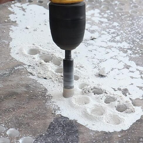 2/5 بوصة (10 مم) منشار ثقب الماس الجاف المصنوع من النحاس الجاف ذو الساق الدائرية للبلاط والرخام والجرانيت والسيراميك... in Kuwait