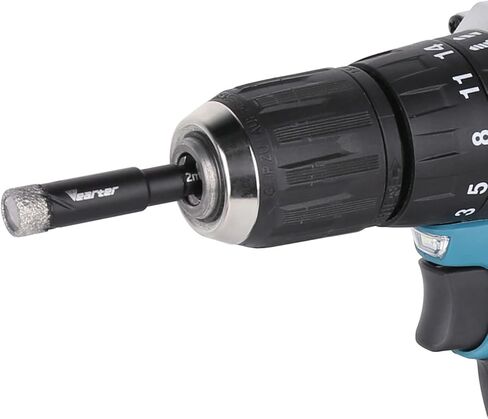 2/5 بوصة (10 مم) منشار ثقب الماس الجاف المصنوع من النحاس الجاف ذو الساق الدائرية للبلاط والرخام والجرانيت والسيراميك... in Kuwait