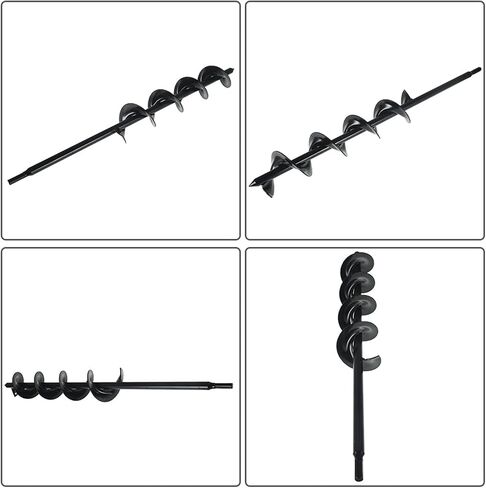 3 x 24 Inch Auger Drill Bit Auger Spiral Drill Bit Ground Auger Drill Bit for 3/8 inch Hex Drive Drill in Saudi Arabia