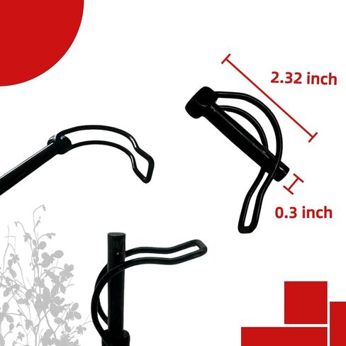 جهاز تمديد Power Auger مقاس 18 بوصة يستخدم لاستبدال حفارات الفتحات الخلفية متوافق مع عمود 3/4 بوصة (أحمر) مناسب لرأس الطاقة لحفر التربة والجليد in Kuwait