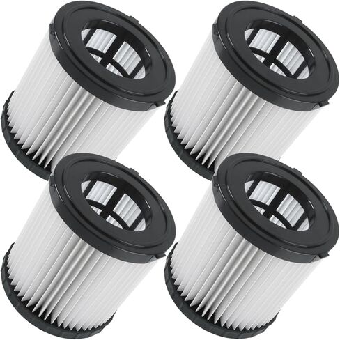 4 حزمة مرشح استبدال فراغ DCV580H DCV581H متوافق مع DEWALT DCV580H DCV581H DCV5801H فراغ الرطب والجاف، قابل للغسل وقابل لإعادة الاستخدام DCV580 DCV581H HEPA استبدال فلتر in Kuwait