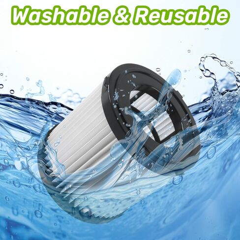 4 حزمة مرشح استبدال فراغ DCV580H DCV581H متوافق مع DEWALT DCV580H DCV581H DCV5801H فراغ الرطب والجاف، قابل للغسل وقابل لإعادة الاستخدام DCV580 DCV581H HEPA استبدال فلتر in Kuwait