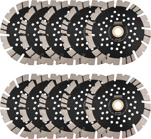 Diamond Blade 5 Inch for Granite, 2 Pieces DT-DIATOOL Diamond Cutting Disc for Hard Concrete Reinforced Concrete Masonry Basalt Artificial Stone in Kuwait