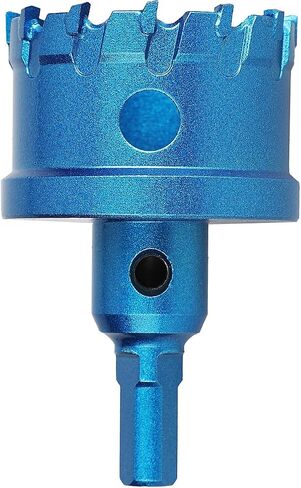 46mm（ 1.8 inch ）Carbide Hole Saw,Metal Steel Hole Saw,Stainless Steel Drill Bit, Hole Cutter for Stainless Steel,Sheet Metal, Thick Metal and Iron,Blue (46mm（ 1.8 inch ）) in Saudi Arabia