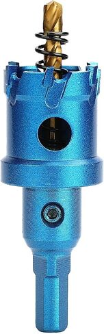 46mm（ 1.8 inch ）Carbide Hole Saw,Metal Steel Hole Saw,Stainless Steel Drill Bit, Hole Cutter for Stainless Steel,Sheet Metal, Thick Metal and Iron,Blue (46mm（ 1.8 inch ）) in Saudi Arabia