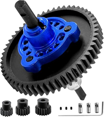 RCarmumb RC 54T Slipper Clutch ترقيات الجزء لـ Slash Stampede Rustler 4X4(VXL)، ترس معدني 54T مع مجموعة تروس Pinions (15T 17T 19T)، مزيل قابض النعال يقفز، #6878، أحمر in Kuwait