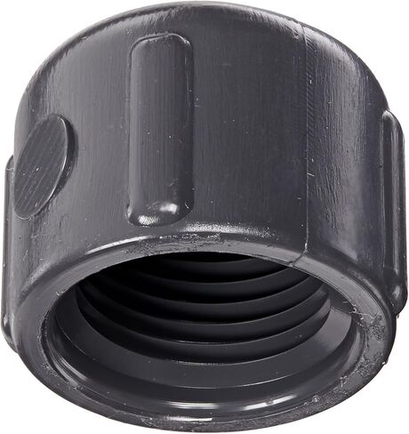 Spears 448-G Series PVC Pipe Fitting, Cap, Schedule 40, Gray, 3/8" NPT Female in Saudi Arabia