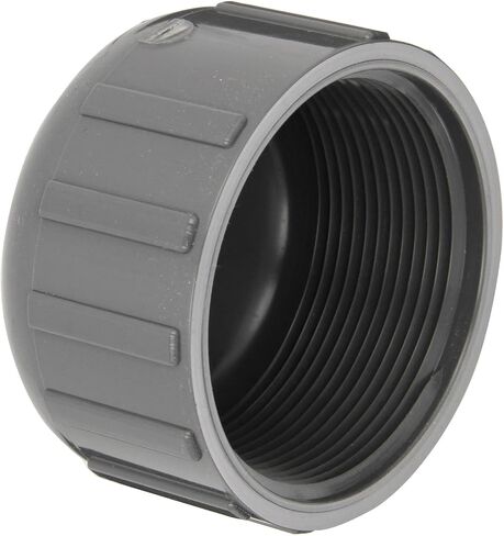 Spears 448-G Series PVC Pipe Fitting, Cap, Schedule 40, Gray, 3/8" NPT Female in Saudi Arabia