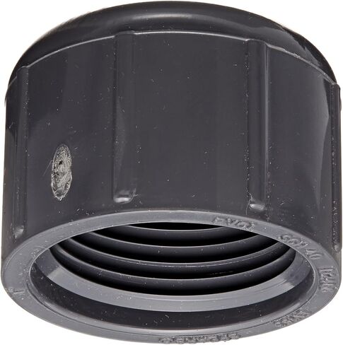Spears 448-G Series PVC Pipe Fitting, Cap, Schedule 40, Gray, 3/8" NPT Female in Saudi Arabia