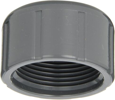 Spears 448-G Series PVC Pipe Fitting, Cap, Schedule 40, Gray, 3/8" NPT Female in Saudi Arabia