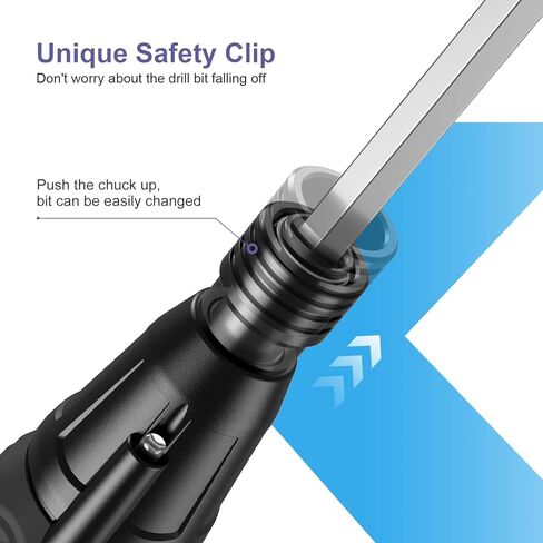 مجموعة مفك كهربائي JXTZ، مفك براغي لاسلكي قابل لإعادة الشحن مع 9 قطع، ضوء LED، أوضاع تلقائية ويدوية، أداة إصلاح الطاقة مثالية للهاتف، وحدة التحكم في الألعاب، الكاميرا، الساعة، الكمبيوتر المحمول، إصلاح المنزل in Kuwait