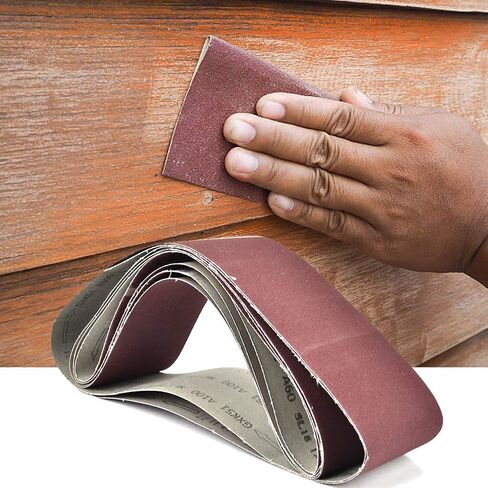 6pcs GXK51-B Sanding Belt,915x100mm Endless Sanding Belt 60/80/100/120/150/180 in Saudi Arabia