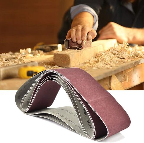 6pcs GXK51-B Sanding Belt,915x100mm Endless Sanding Belt 60/80/100/120/150/180 in Saudi Arabia