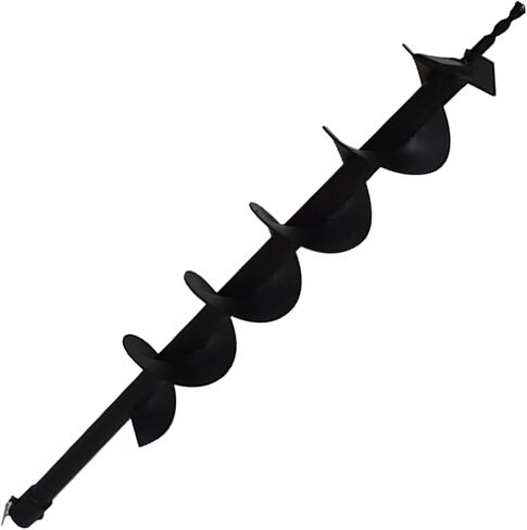 4 Inch Earth Auger Drill Bits for Planting, 4 x 31.5 Gasoline Engine Auger Post Hole Digger Drill Bits, Bulb Planter Tool with 3/4 Shaft in Saudi Arabia