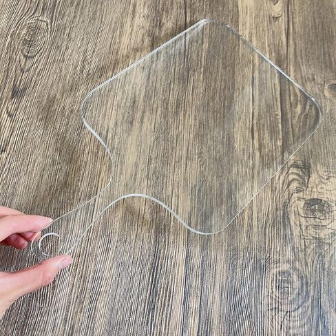 قالب لوح التقطيع، قالب لوح الفحم، قالب توجيه أكريليك، قالب أكريليك شفاف، قالب توجيه الأعمال الخشبية 8.4 بوصة × 15 بوصة in Kuwait