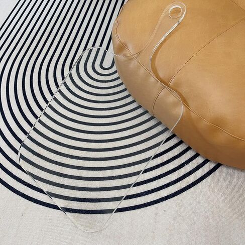 قالب لوح التقطيع، قالب لوح الفحم، قالب توجيه أكريليك، قالب أكريليك شفاف، قالب توجيه الأعمال الخشبية 8.4 بوصة × 15 بوصة in Kuwait