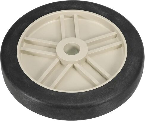 PATIKIL 4" Air Compressor Wheels, 2 Pcs Universal Air Compressor Wheel Replacement Parts with 0.5" Dia. Hole for Easy Mobility, Beige in Saudi Arabia