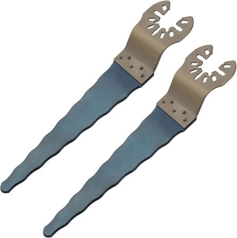 2PCS Multi-Tool Insulation Buster Blade Total Length 150mm Cutting Length 101mm Blade Width 17-34mm for Cutting Insulation Board in Saudi Arabia